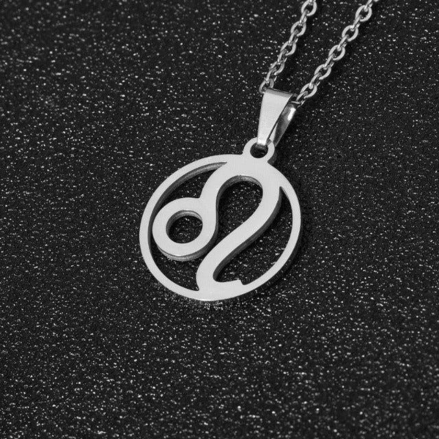 Zodiac Sign Necklace - Pendant 12 Constellations 