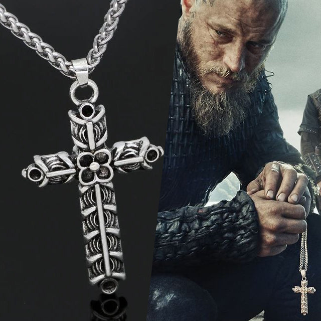 Viking Ragnar Athelstan Haç Kolye